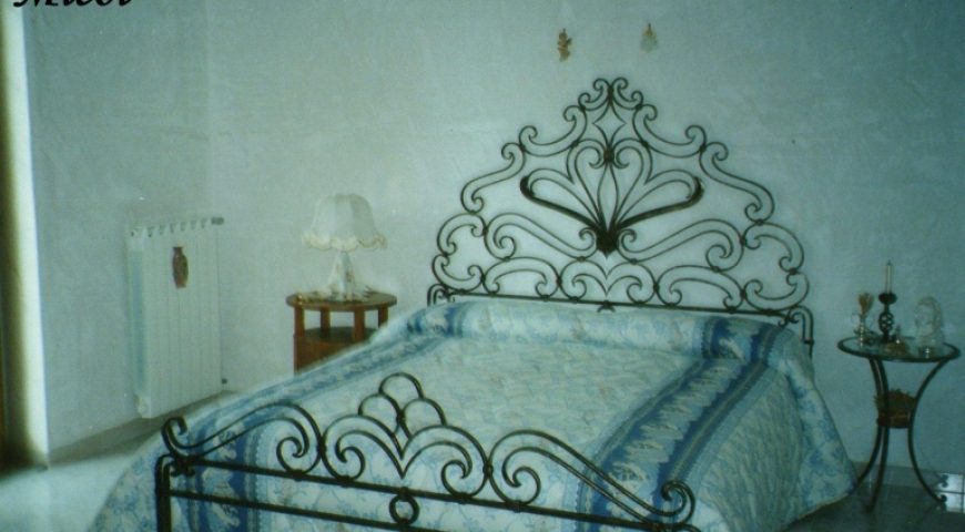 Letto matrimoniale in ferro battuto LF MICOL
