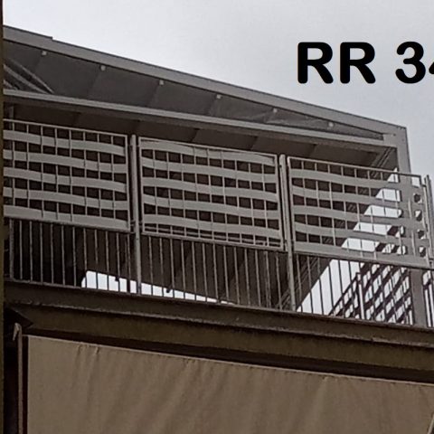Ringhiera per recinto in ferro battuto RR 34