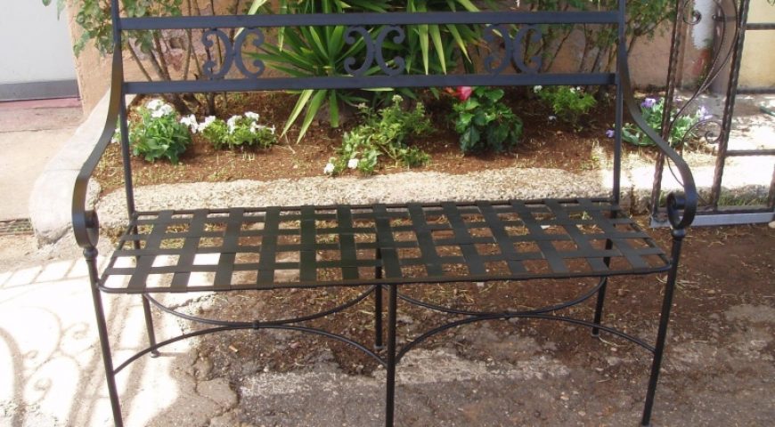 Panchina in ferro battuto SF 07