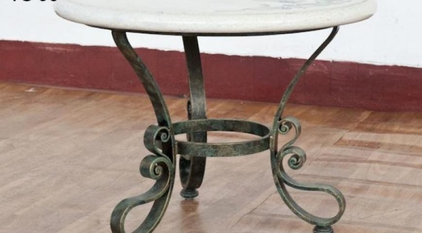 Tavolino da salotto in ferro battuto TS 09