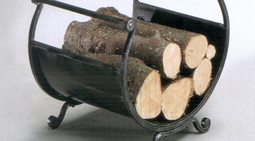 Porta Legna in ferro battuto AC 10