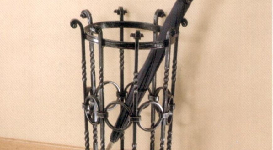 Porta Ombrelli in ferro battuto CA 10