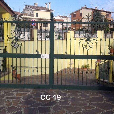 Cancello carrabile in ferro CC 19