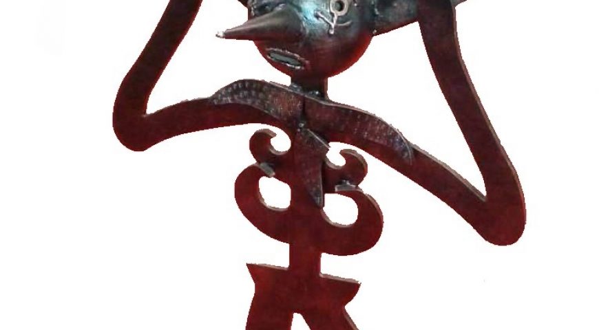 Scultura “PINOCCHIO” in ferro battuto