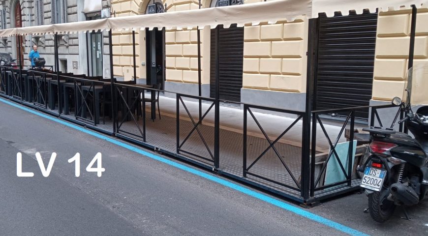 Ringhierina divisoria per ristoranti LV 14