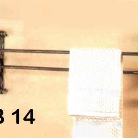 Porta asciugamani da parete AB 14