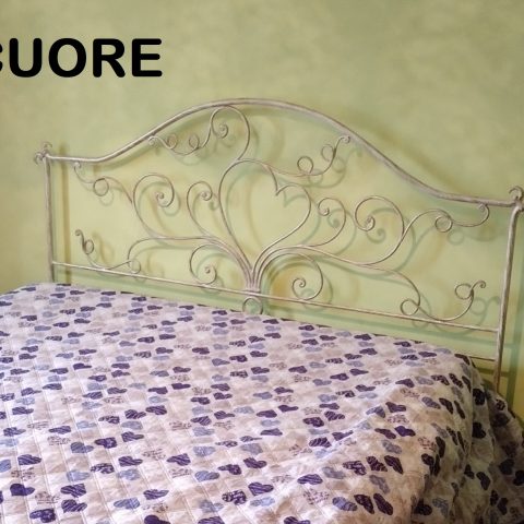 Letto in ferro battuto LF CUORE