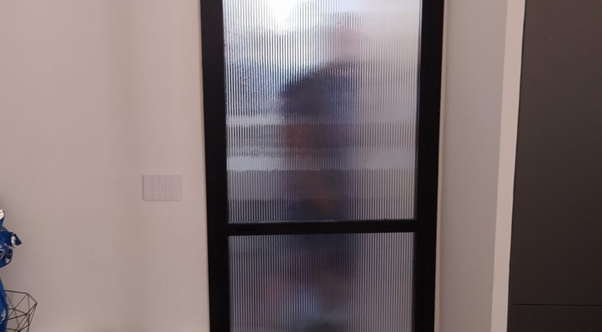 Porta in ferro e vetro LV 17