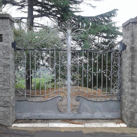 Cancello carrabile in ferro battuto CC 26