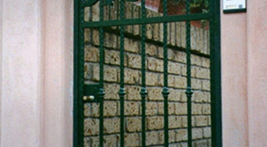 Cancello pedonale in ferro battuto CP 15