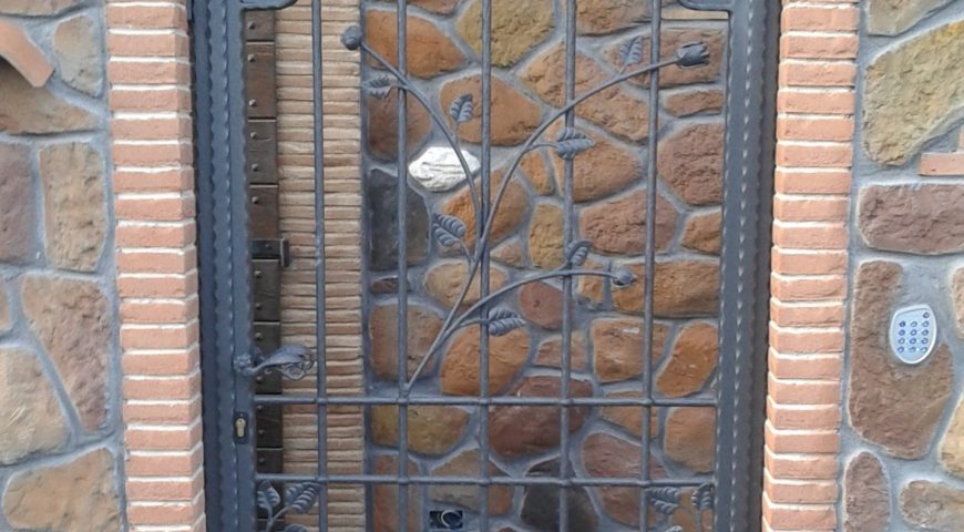 Cancello pedonale in ferro battuto CP 24