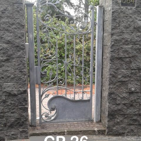 Cancello pedonale in ferro battuto CP 26