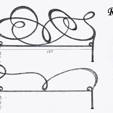 Letti matrimoniali in ferro battuto – PROGETTI