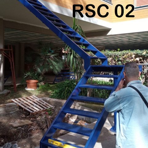 Ringhiera e scala in ferro RSC 02
